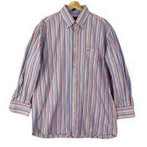 Paul &‎ Shark Yachting Striped Button Down Shirt Men's Long Sleeve Casual Top